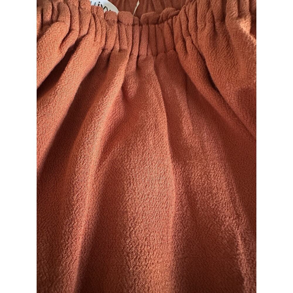 BluIvy mini dress Women S Peasant microsuede russett boho tiered % Lab Rescue - Picture 9 of 12